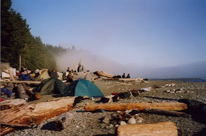 Campground am Walbran Creek